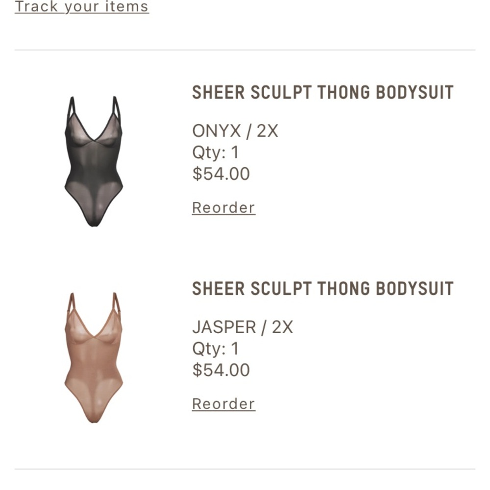 Skims sheer bodysuit